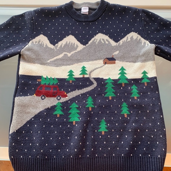 Hanna Andersson Other - Navy Blue Winter Holiday Christmas Tree Sweater